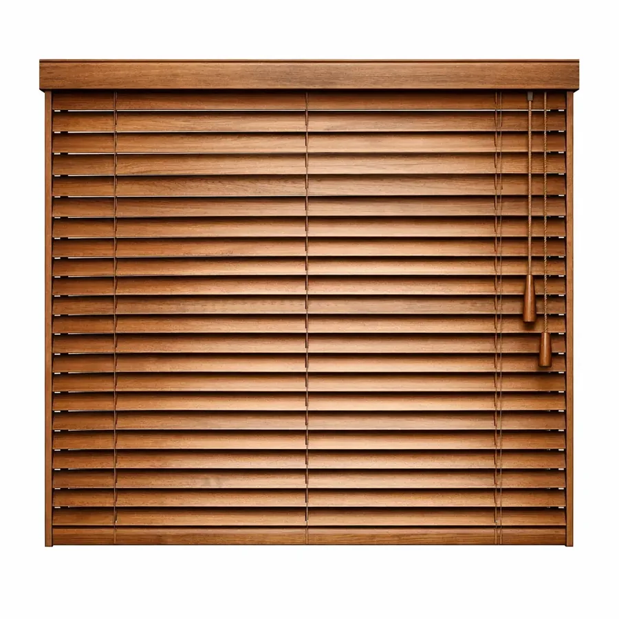 Persiana veneciana de madera
